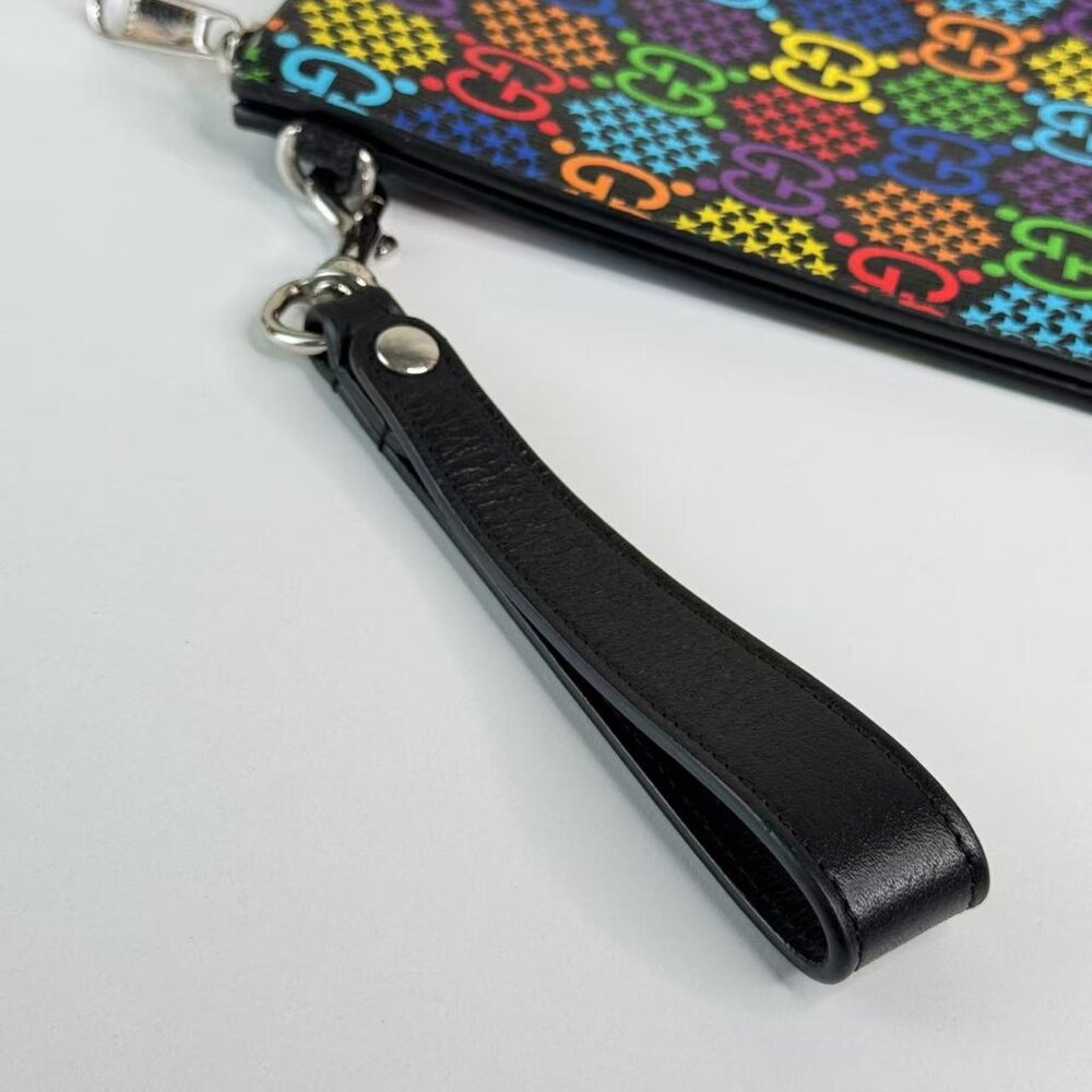 Gucci Clutch Psychedelic Print GG Coated Canvas - Picture 5 of 7